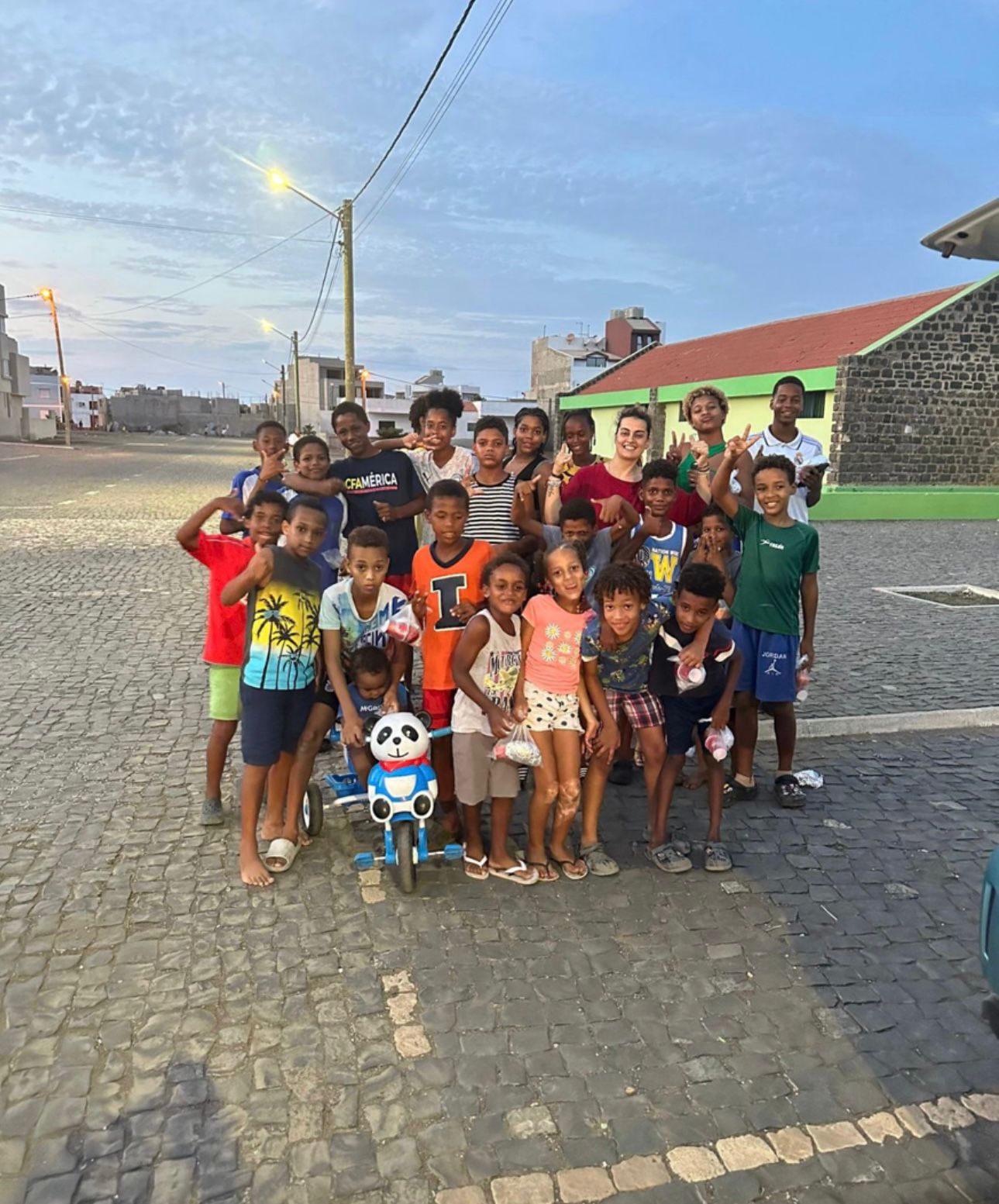 Grupo unido em Cabo Verde